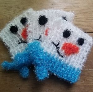 Snowman Pot Scrubber